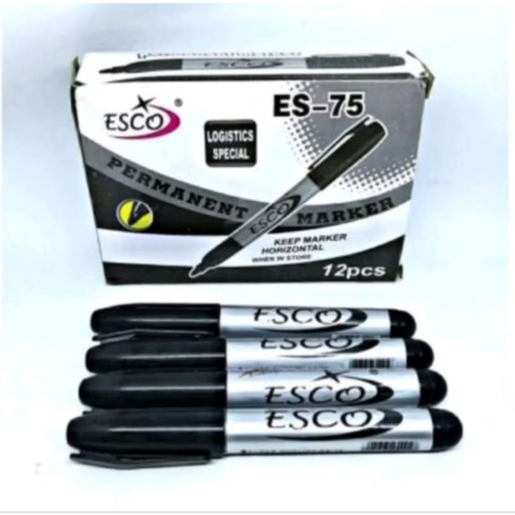 

(A221) spidol permanent esco warna hitam (satuan)