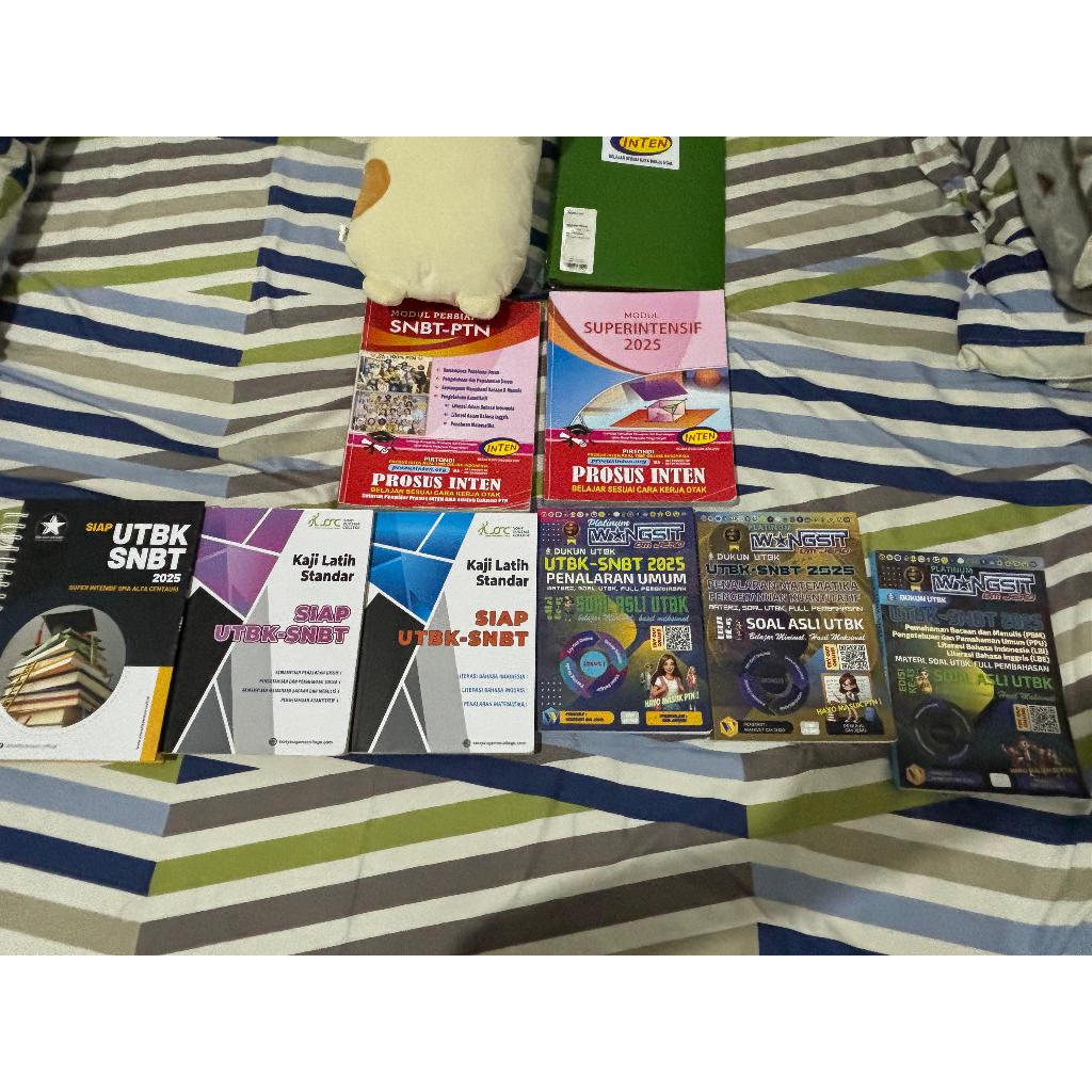 Preloved buku persiapan UTBK SNBT modul superintensif inten wangsit om jero 2025 ssc