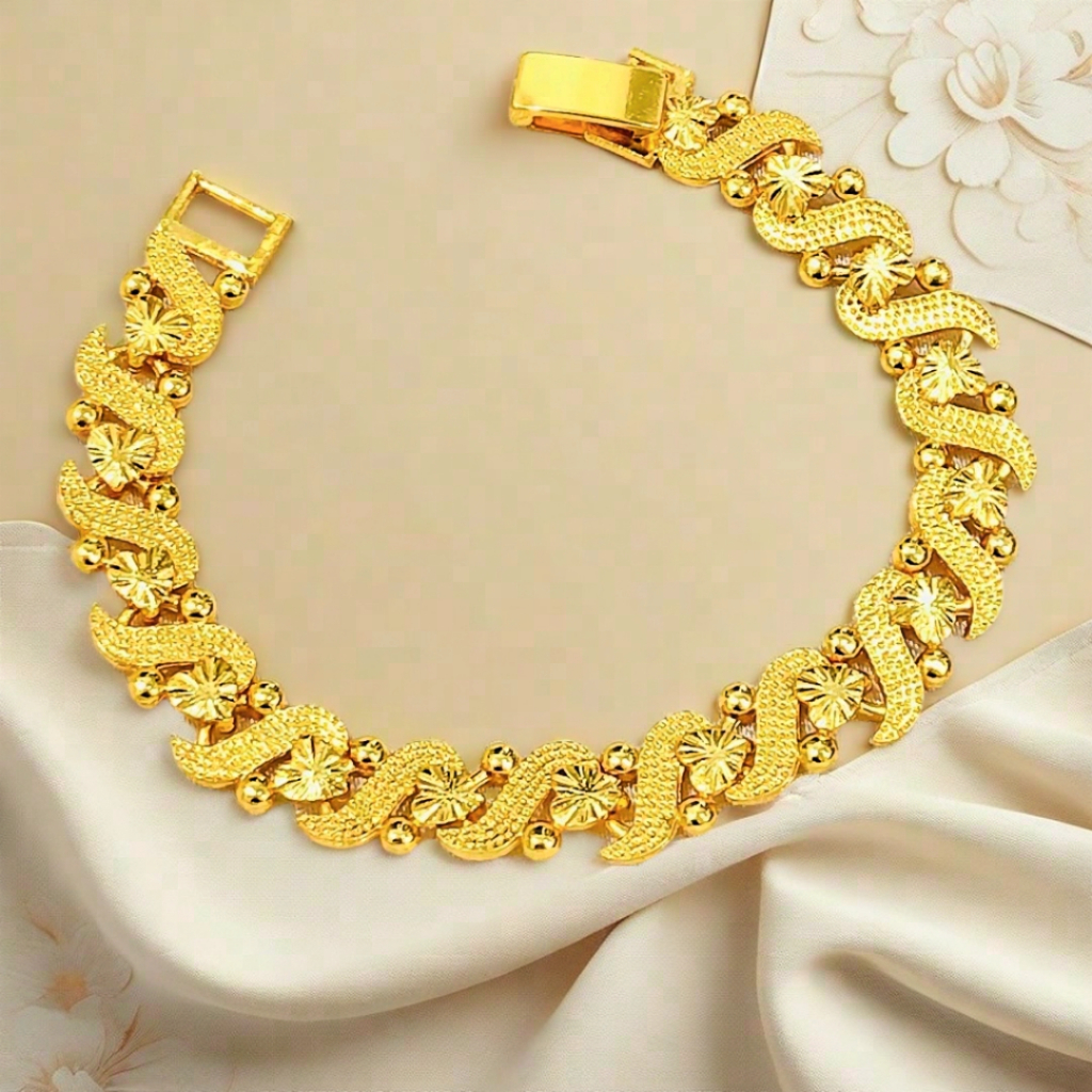Gelang Perhiasan Emas Sepuhan 24k