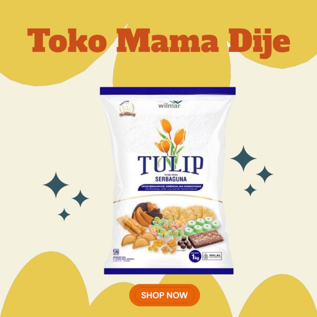 

(TMD2) Tepung Tulip kemasan 1 kg