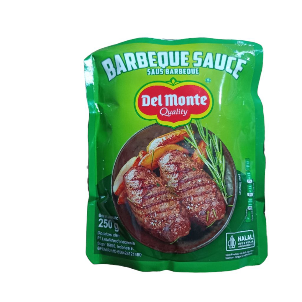 

Saus Del Monte Barbeque BBQ Barbekiu Saos Panggang Delmonte 250gr Pouch