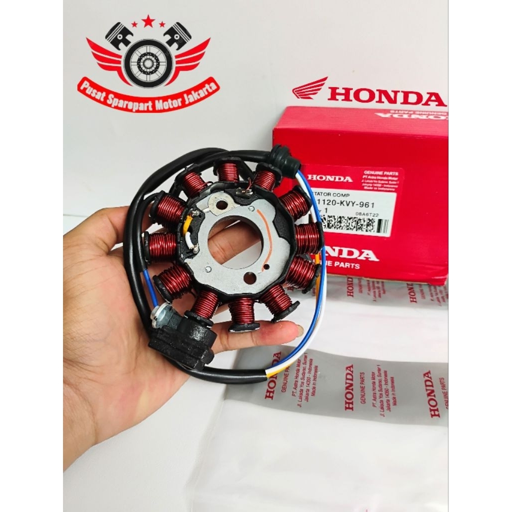 Spull Honda Beat Karbu Original Kode KVY PNP Beat Karbu, Scoopy Karbu,Spacy Karbu