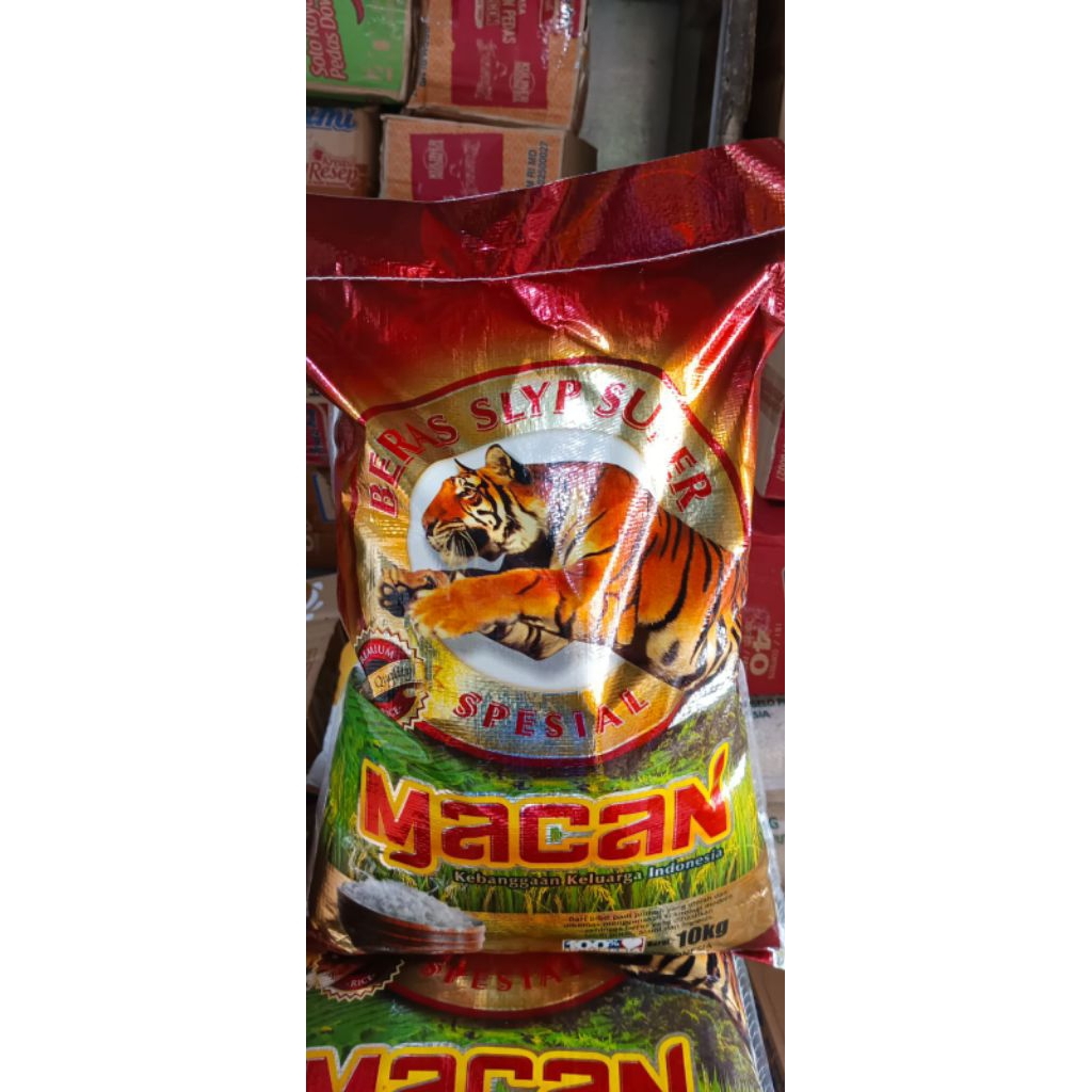 

[ Berat 10 Kilogram ] Beras Cap Macan Beras SLYP Super Spesial