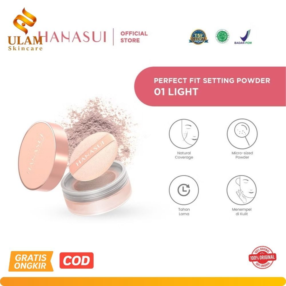 Hanasui Perfect Fit Setting Powder / hanasui bedak / hanasui powder