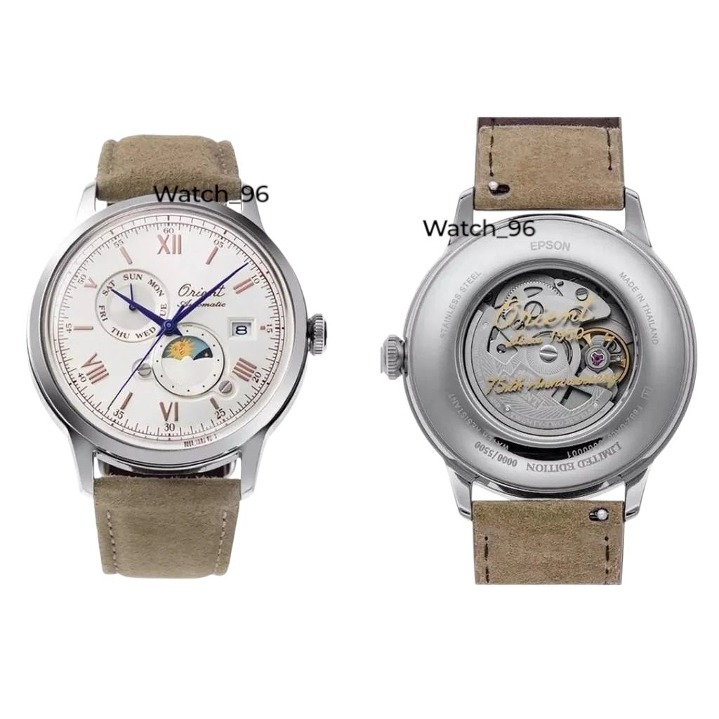 New Orient RA-AK0808S30B Classic Watch, Leather Strap (RA-AK0808S) Limited