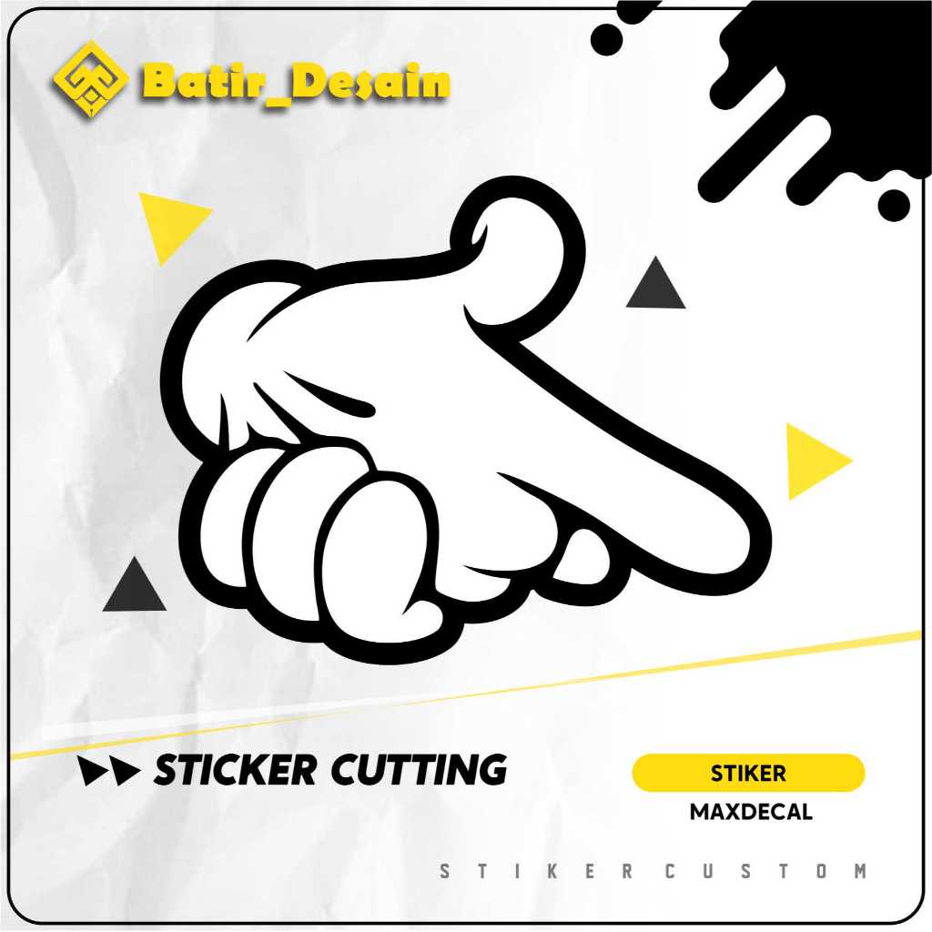 

COD Cutting Sticker Emoticon Mickey Hand Sign Bang Terlaris!!! Vol 5