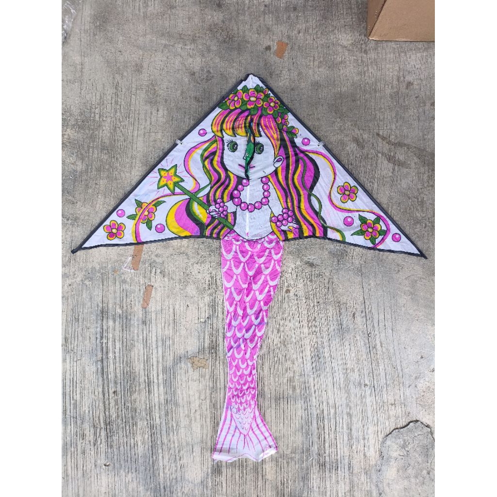 layang layangan kain ikan duyung elang rajawali