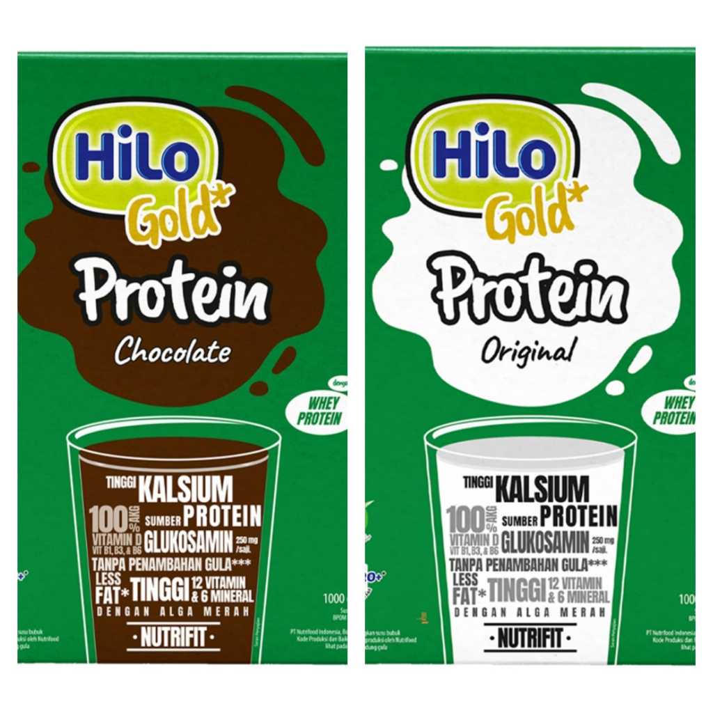 

HiLo Gold Susu Bubuk Tinggi Kalsium Cokelat dan Original 1 kg