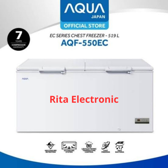 Frizer Box Aqua Kapasitas 550 Liter AQF 550EC