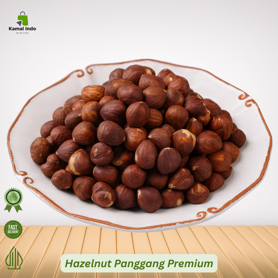 

Hazelnut Panggang Premium – Camilan Sehat, Gurih, dan Bergizi From Kamal Indo