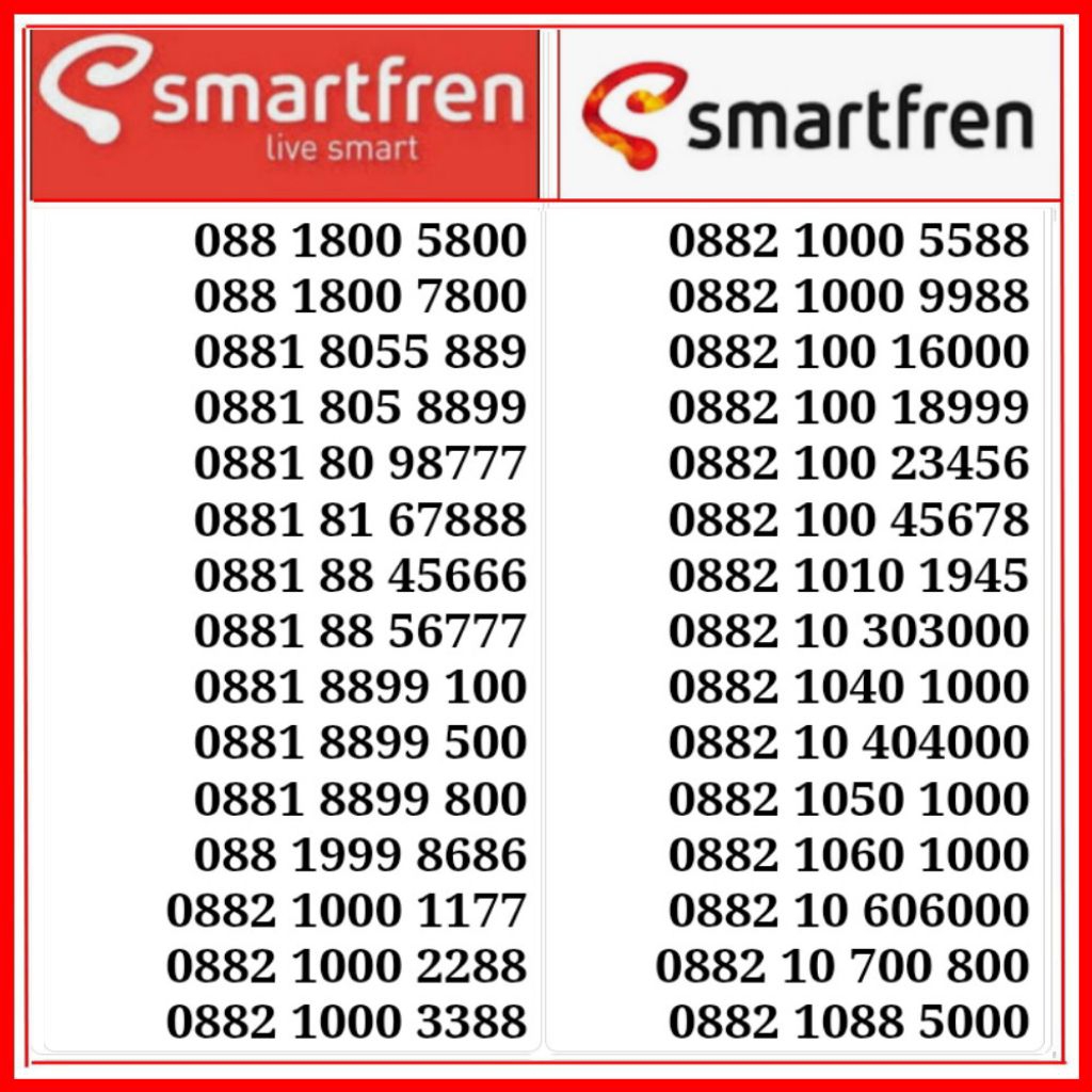 nomor cantik smartfren