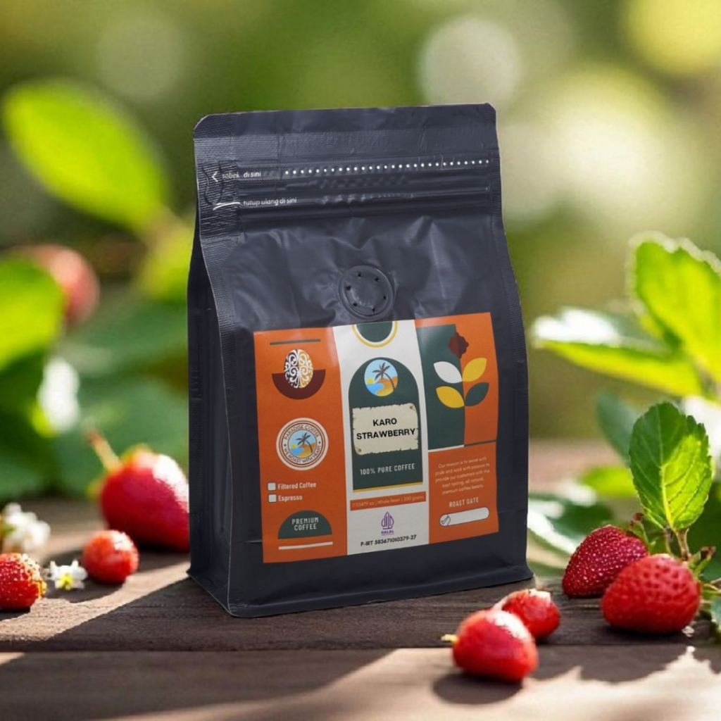 

Paradise Coffee Arabica Karo Strawberry Coffee 200 gram