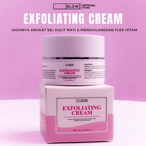 Exfoliating Cream Angkat Sel kulit Mati Exfoliasi Wajah Krim Pengelupas Sel Kulit Mati