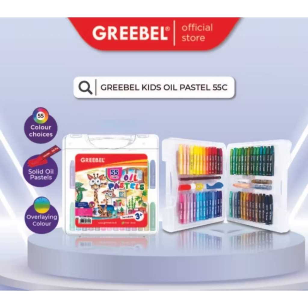 

CRAYON GREEBEL 55 COLOR /OIL PASTEL GREEBEL 55 WARNA