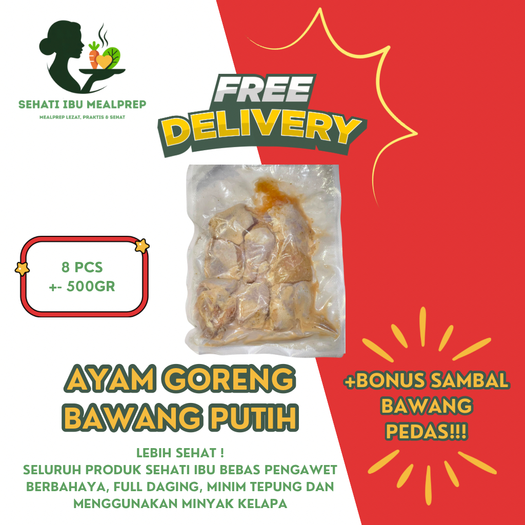 

Ayam Goreng Bawang Putih Ketumbar Marinasi Frozen Food Homemade Sehat Praktis Ready To Cook Chicken Garlic