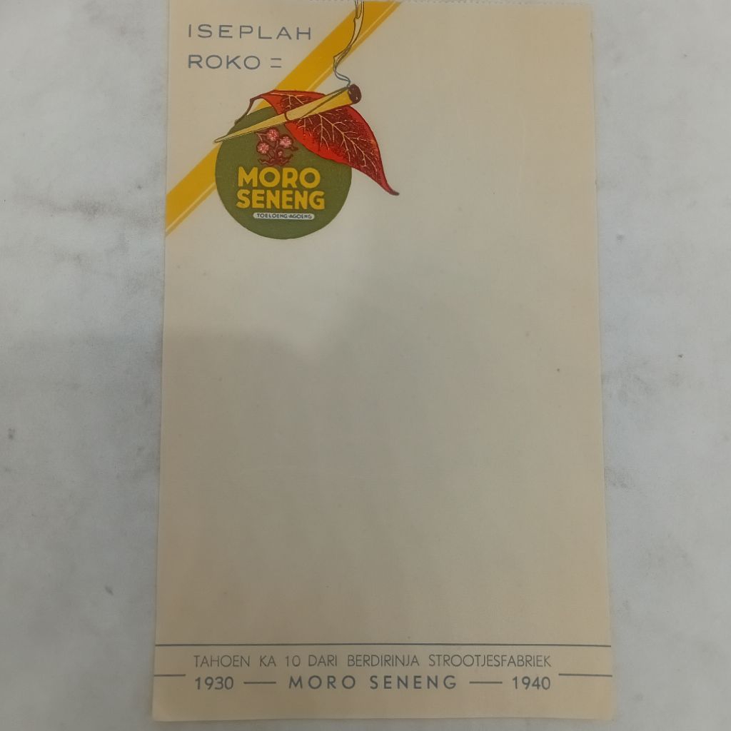 

Kertas Nota Old - Moro Seneng 1940