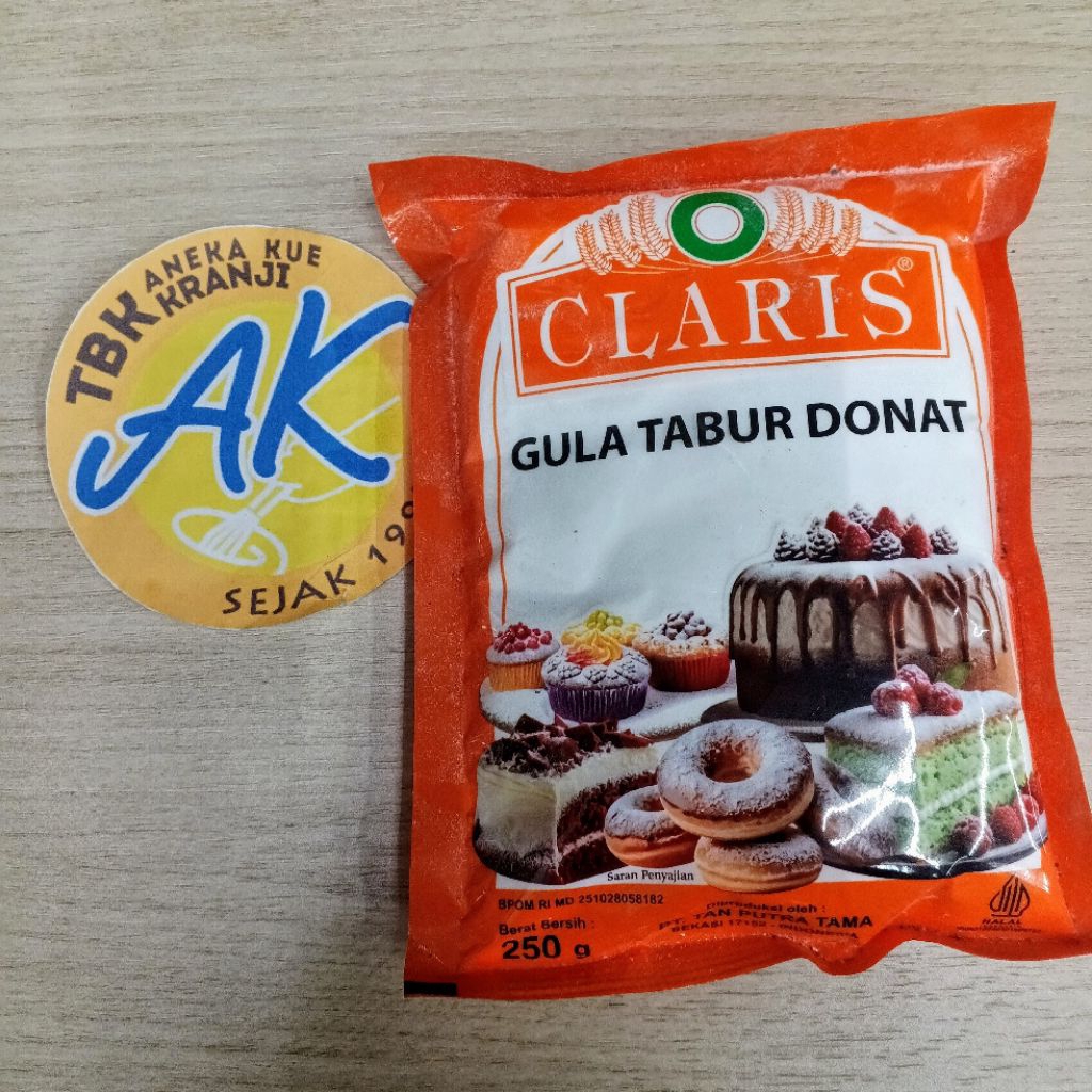 

GULA HALUS CLARIS GULA DONAT CLARIS KARTON ISI 16,