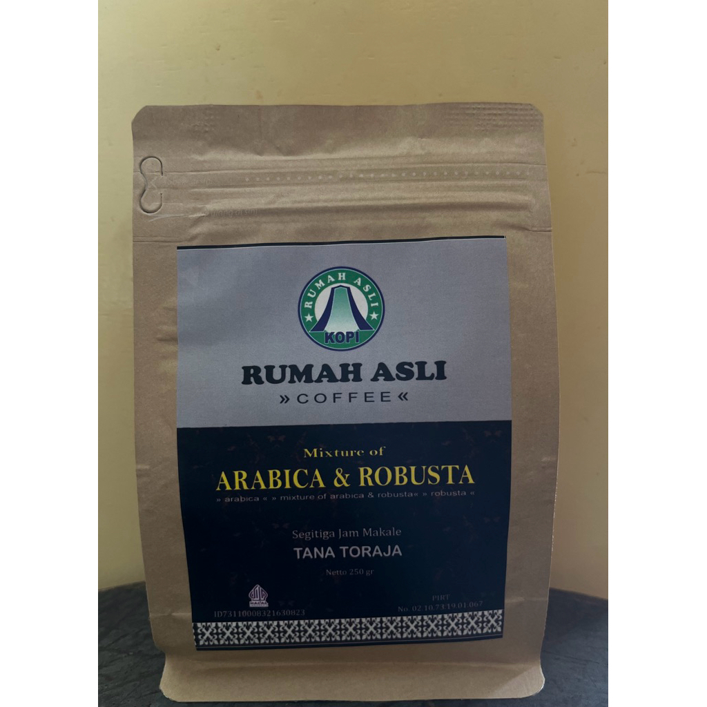 

Mixture (Arabika & Robusta) 250gr