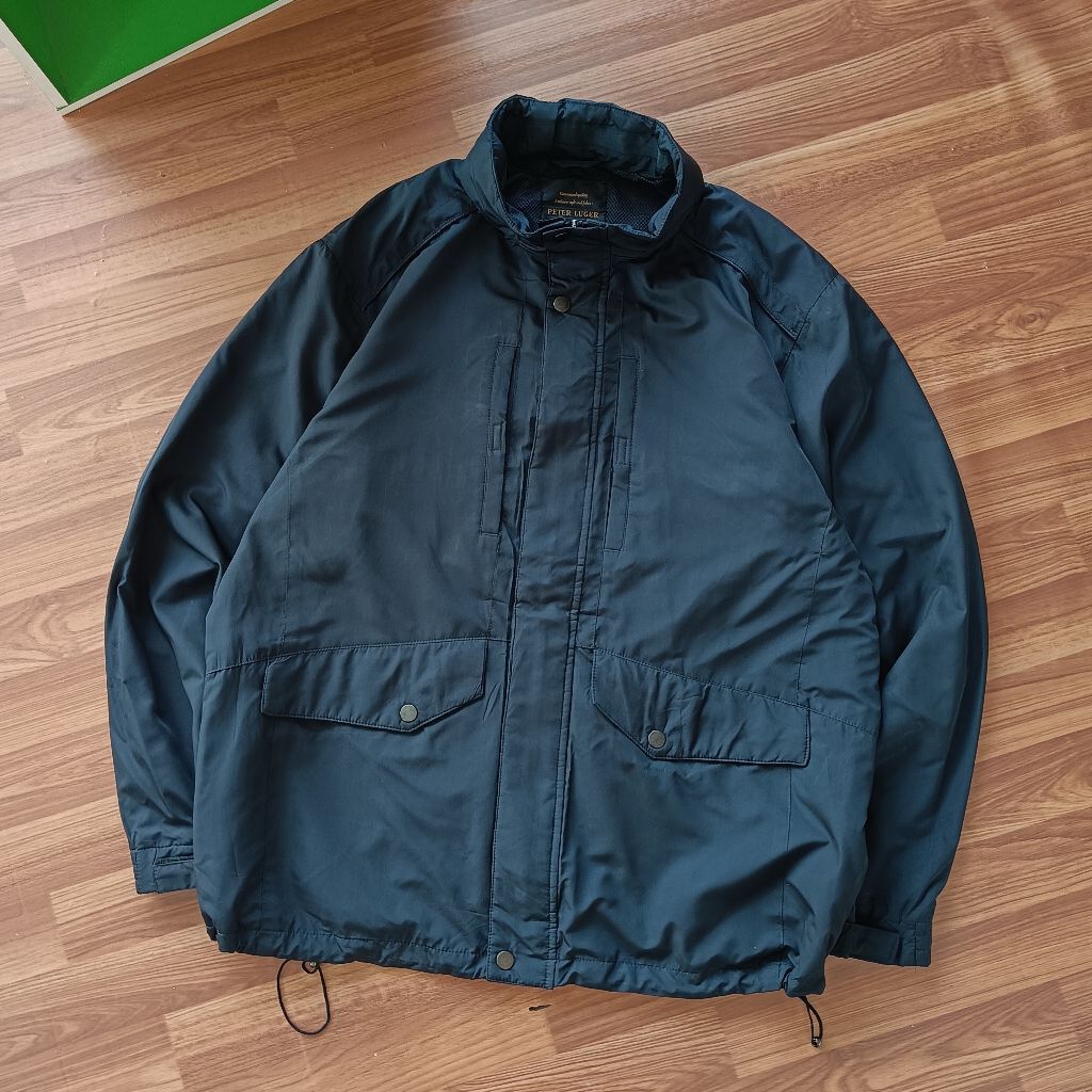 Peter Luger Jacket Windbreaker  Hitam