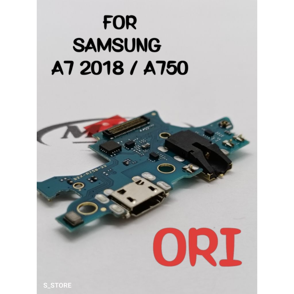 CONNECTOR CHARGER SAMSUNG A7 2018 A750 ORI + IC PAPAN KONEKTOR CAS PCB BOARD SAMSUNG A7 2018 A750