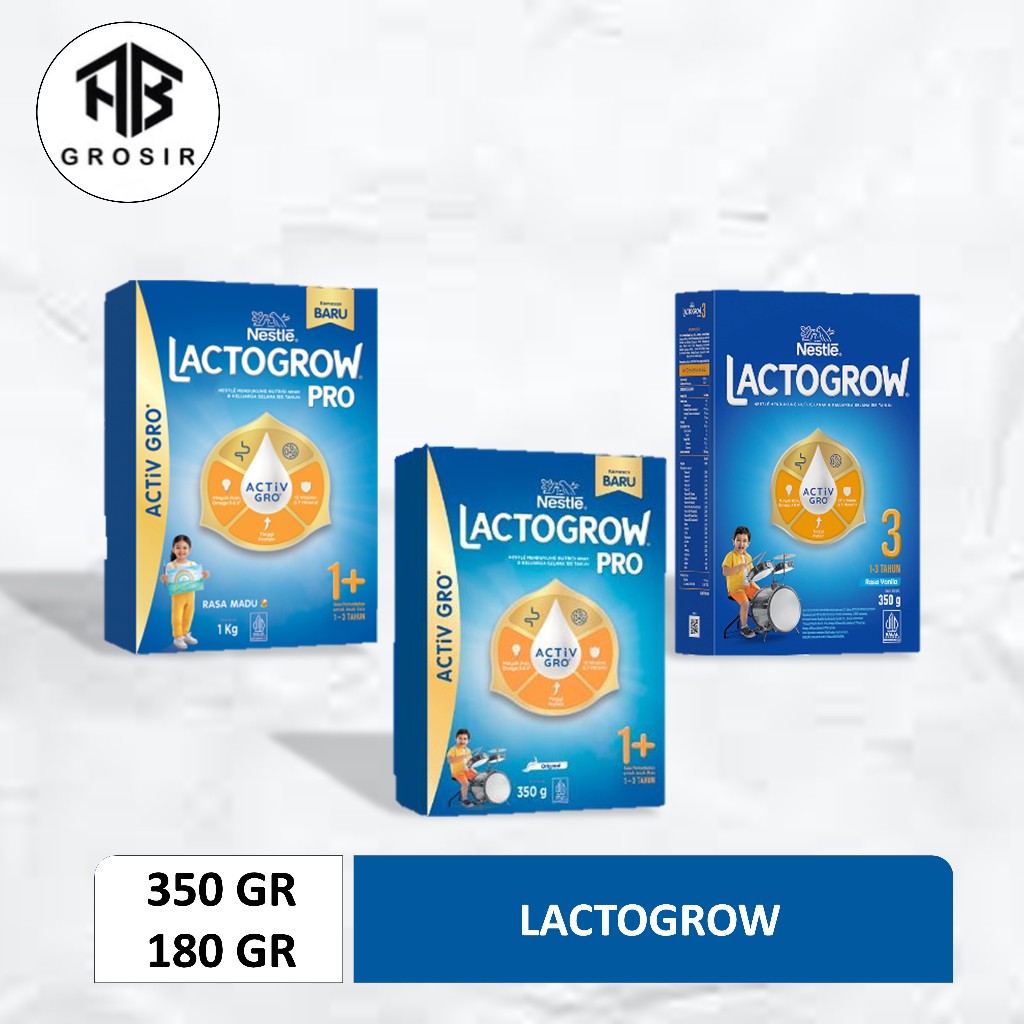 

Lactogrow 145 / 180 / 350gr Madu / Vanila / Ori