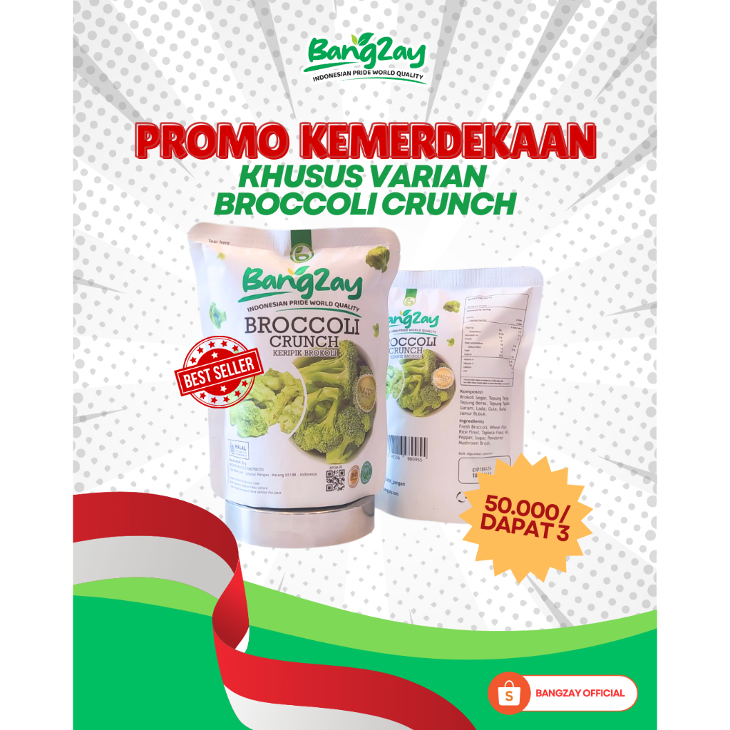 

SPECIAL PROMO 50.000/3pcs Rambak Brokoli Bangzay