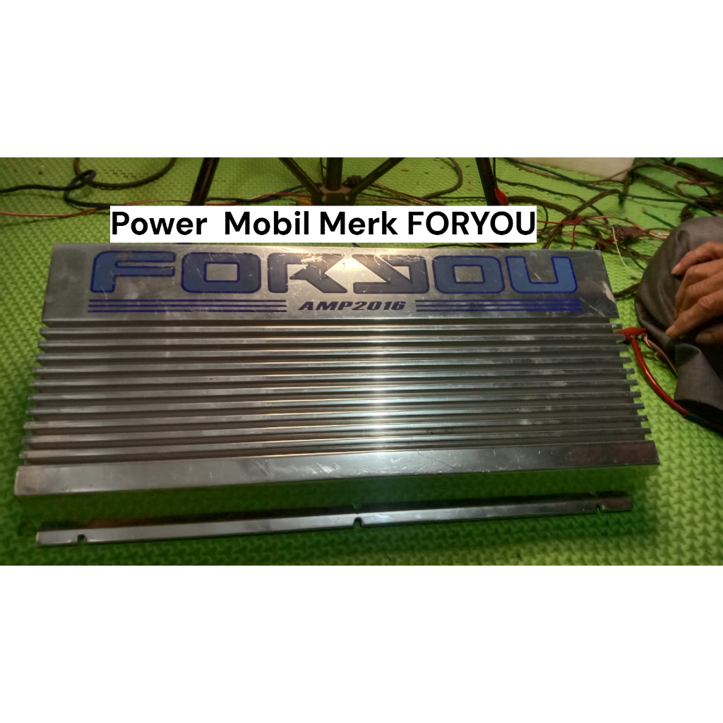 Power 6 Channel Mobil Merk Foryou | Power Amplifier Audio Mobil | Kondisi bekas