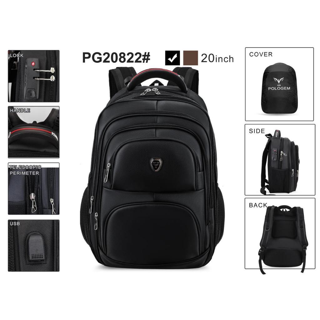 POLO GEM 20 inch - Tas Ransel Kerja Pria Ransel Polo Gem 20 inch / Tas Ransel Laptop Polo GEM Expand