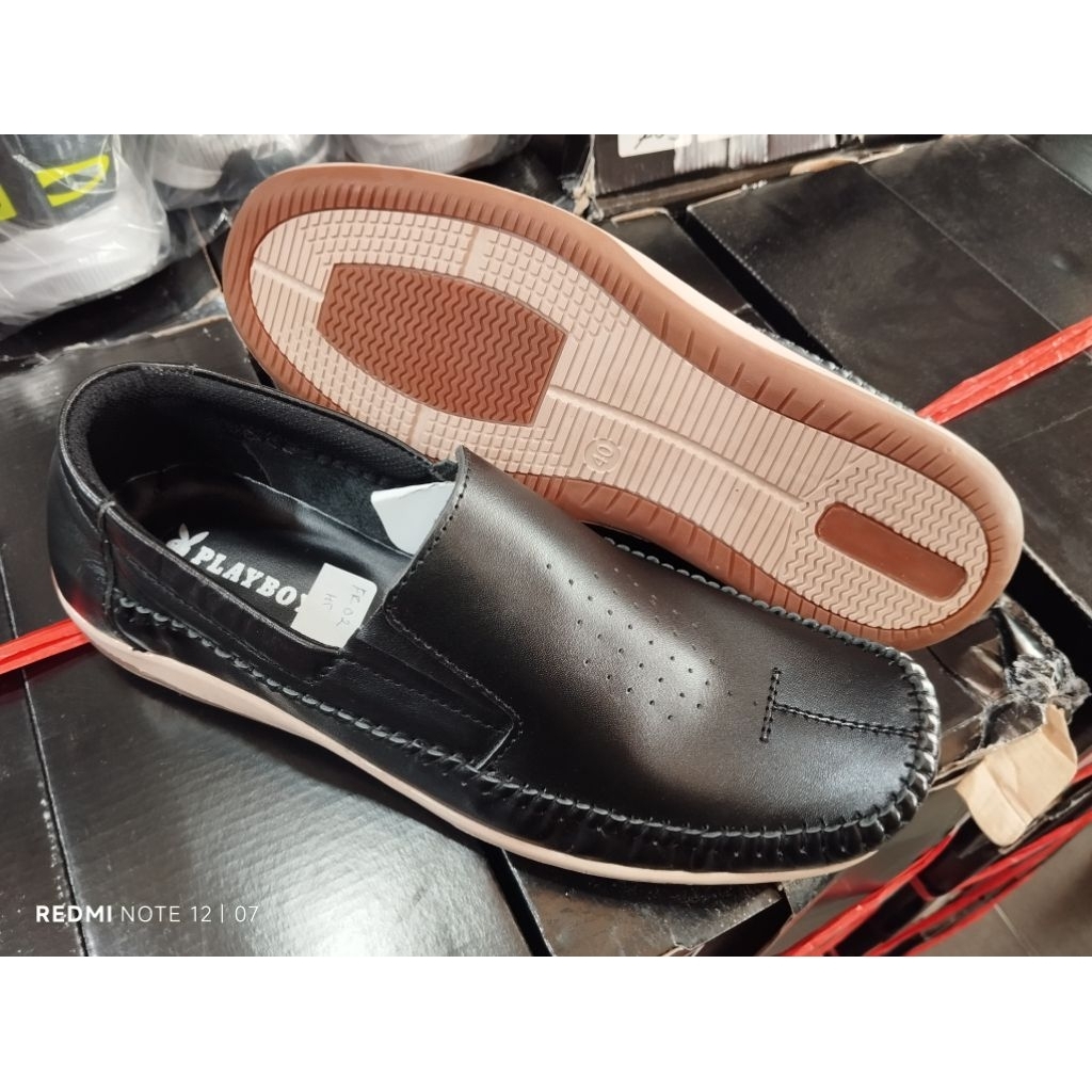 sepatu pria kulit asli merk play boy fr.02