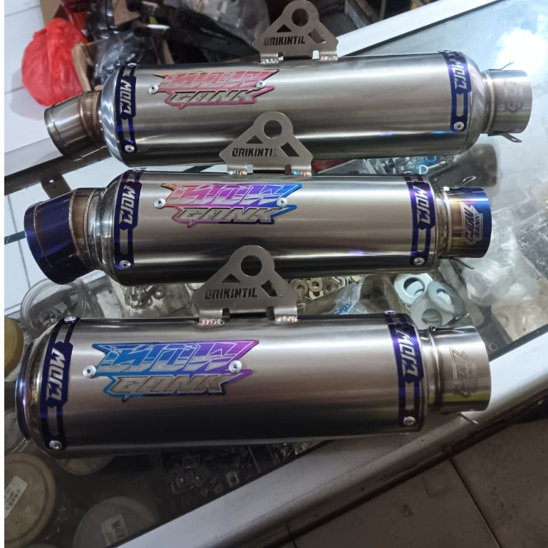 Knalpot Racing Kenalpot Dor (SLINCER ONLY) CJDW Bass Ulem Kompetisi Bujel Inlet 50mm