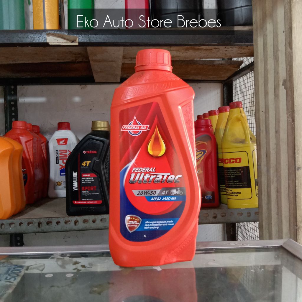 Oli Federal UltraTec 4T - 1 Liter - Federal Oil Asli – Pelumas Kendaraan