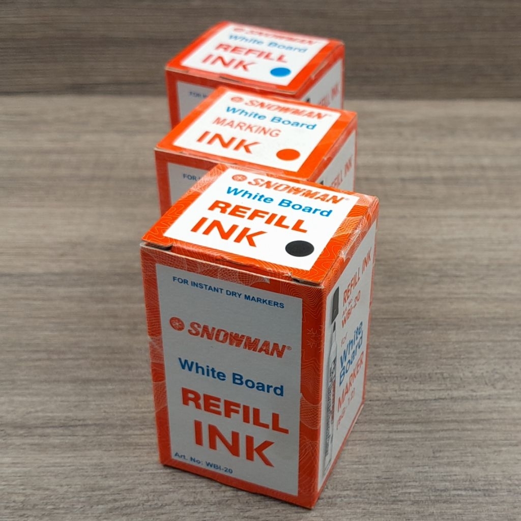 

Tinta spidol | Reffil spidol SNOWMAN [ bisa di hapus ]