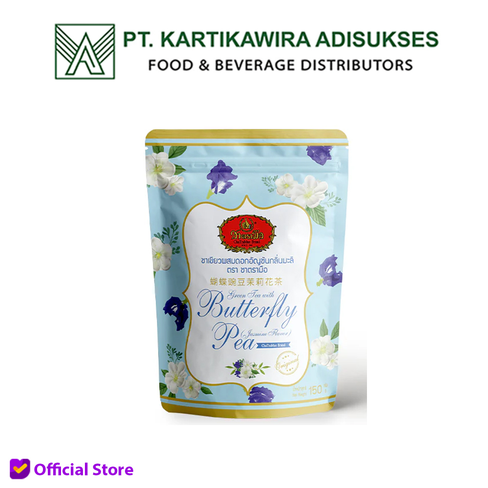 

Chatramue Green Tea with Butterfly Pea (Jasmine Flavor) 150gram