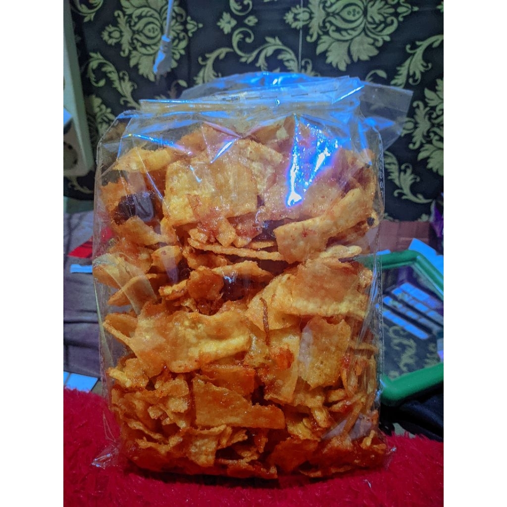 

keripik singkong bumbu rujak pedas manis 250g/500g/1Kg