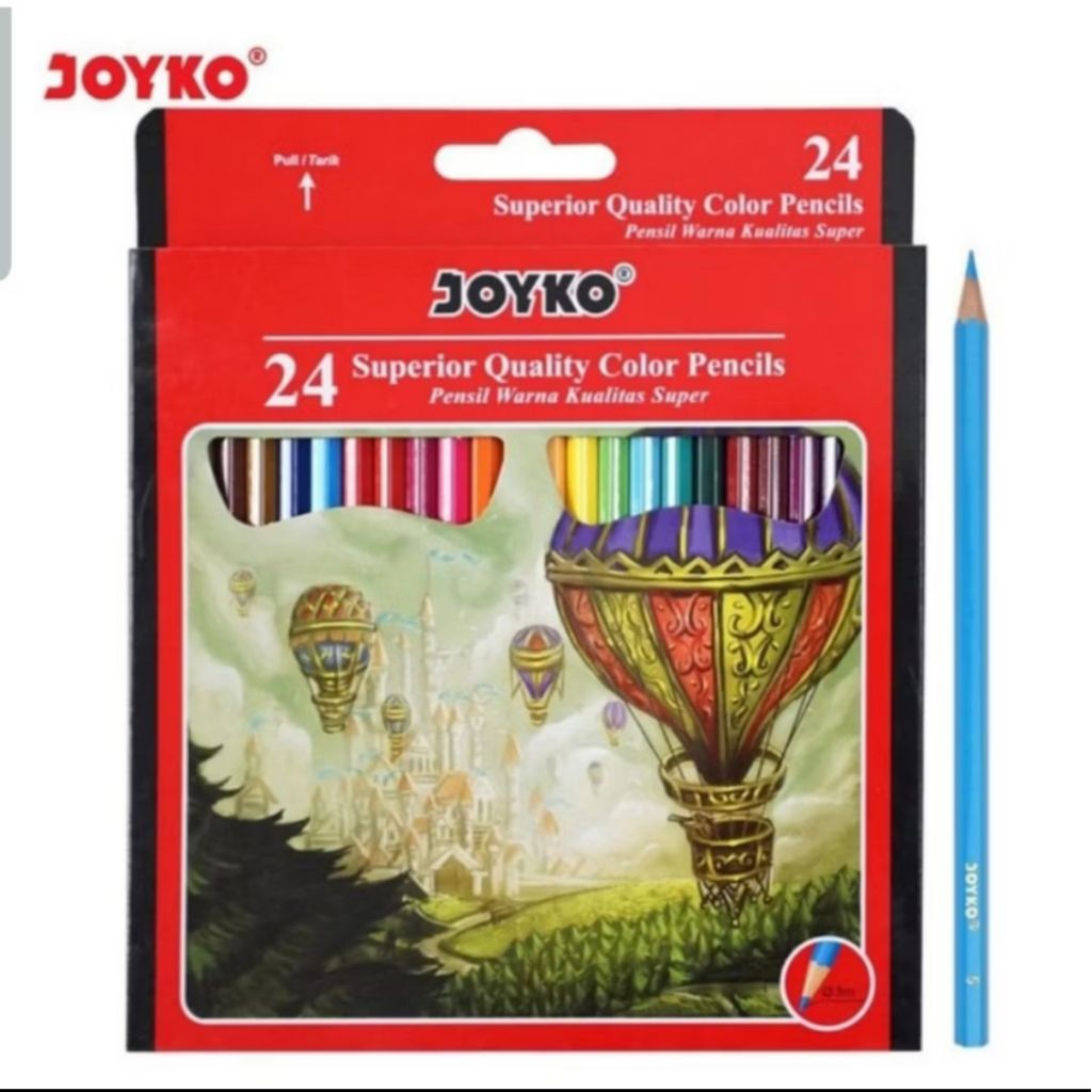 

PENCIL WARNA JOYKO PANJANG 24 WARNA