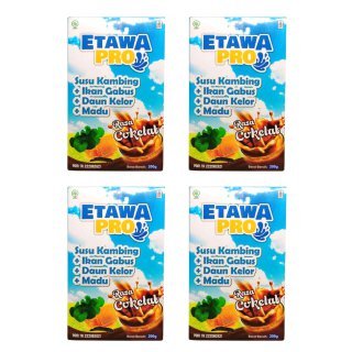 

4 BOX Susu Kambing Etawa Pro Cokelat 200g asli 100% original BPOM