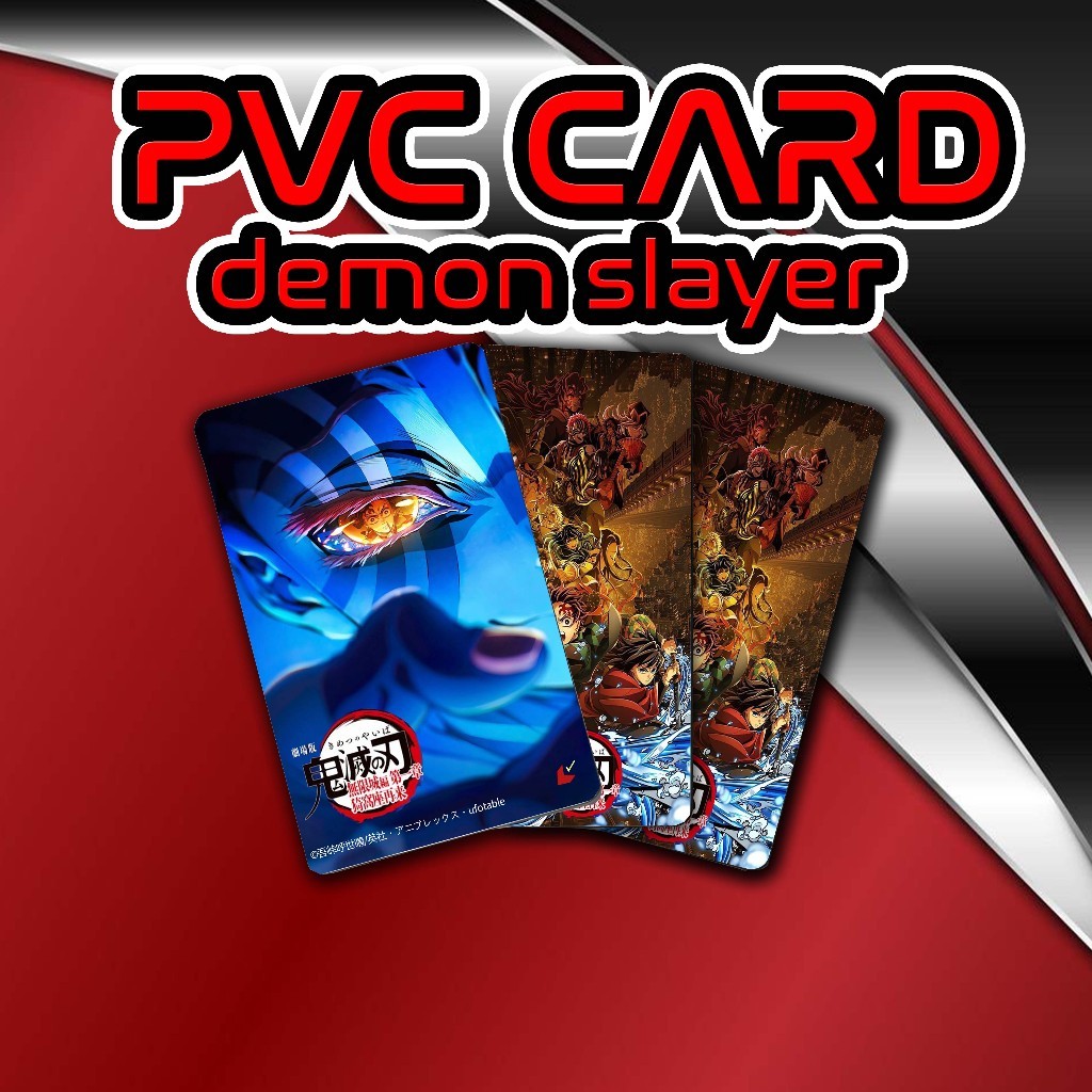 

REPLIKA CARD PVC COLLECTIBLE TICKET DEMON SLAYER INFINITY CASTLE PVC VERSI JAPAN PREMIUM QUALITY