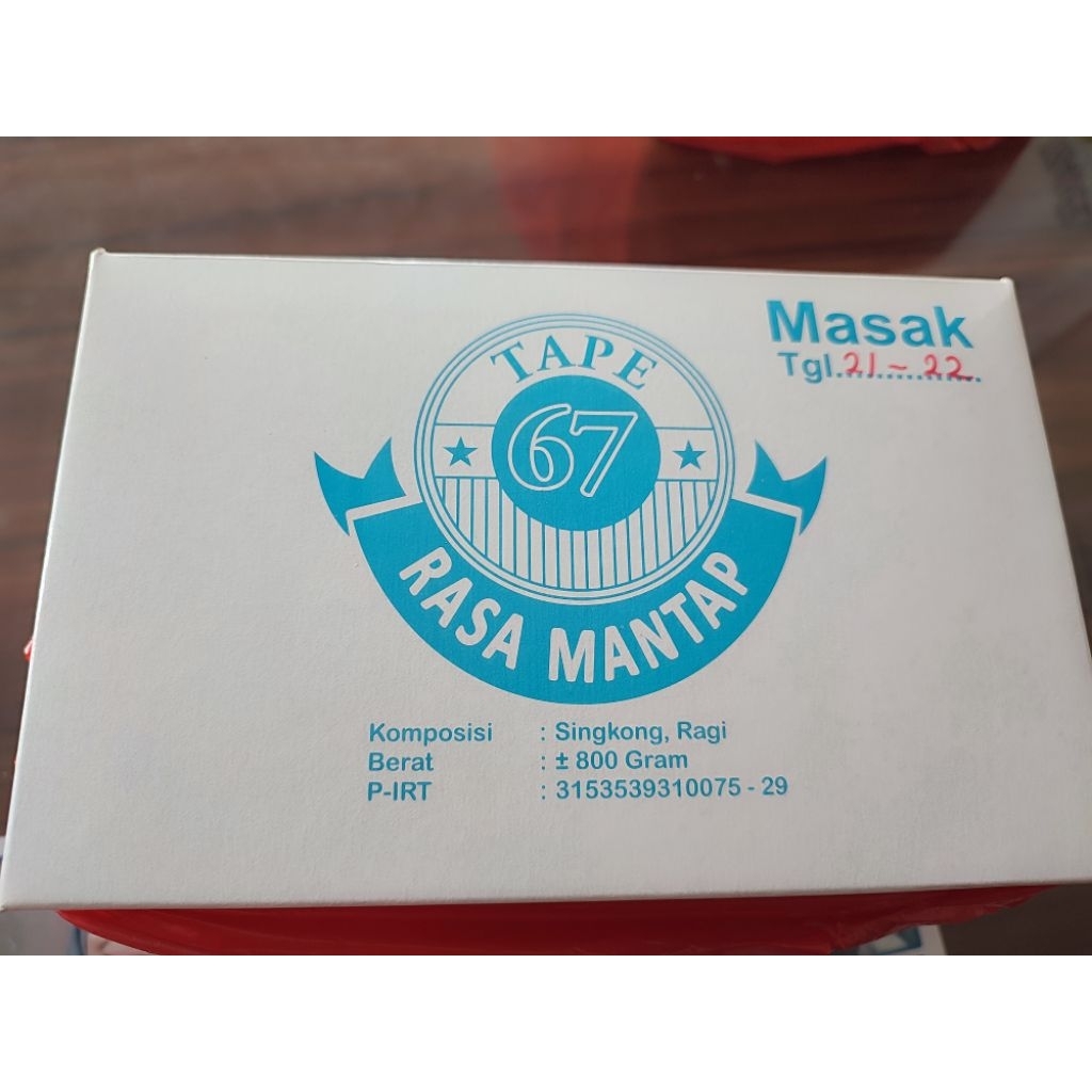 

tape singkong putih
