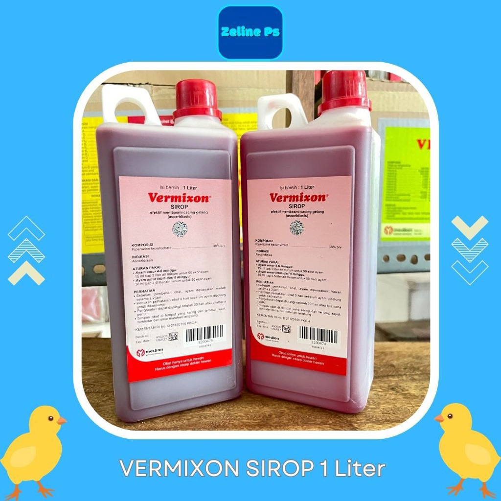 vermixon sirop 1 liter Medion - Zeline PS