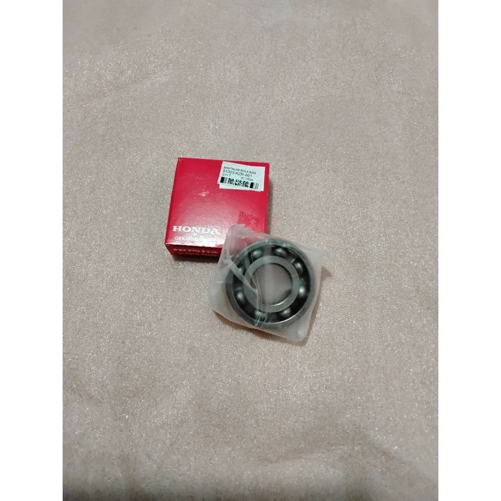 Laher, Bearing As Pully 6204//Bearing Ball Radial 6204//ORIGINAL AHM//ALL NEW MATIC//91003-KZR-601