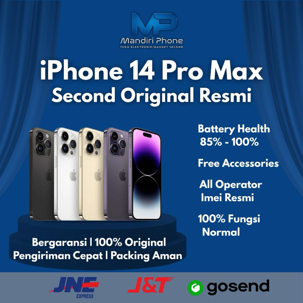iPhone 14 PRO MAX 1TB SECOND RESMI iBox