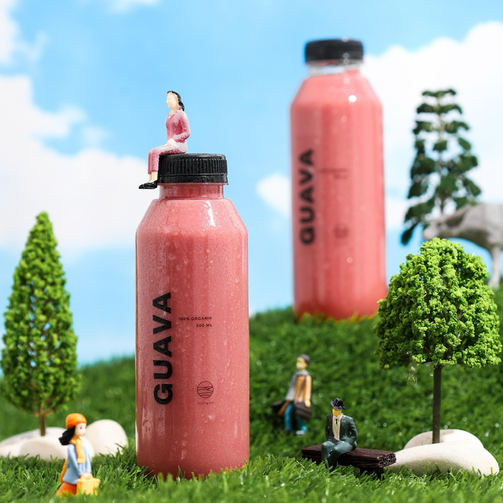 

[500 ml] Jus Jambu Batu Merah Organik Guava Juice Sorabumi
