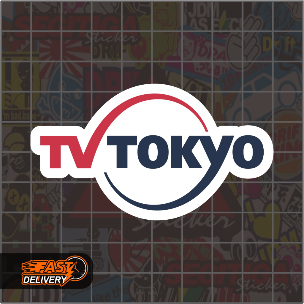 

Sticker Tv Tokyo Ukuran 8 x 4.5 Cm