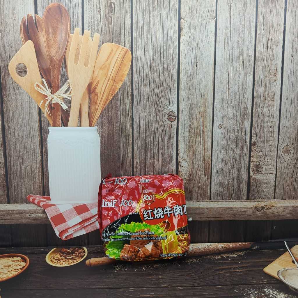 

Unif 100 Beef Noodle Mie Instan Kuah Sapi - Roast Beef Flavour 108g