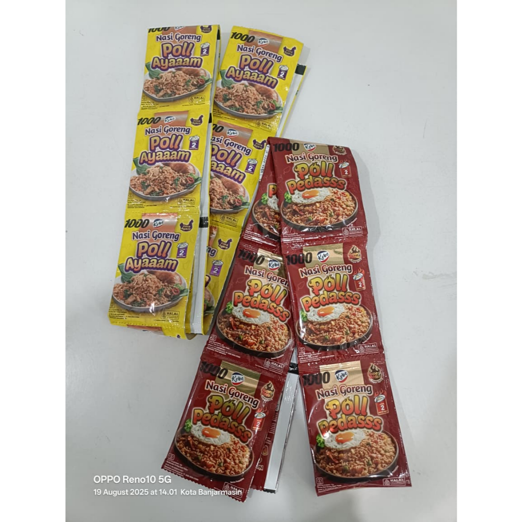 

Kobe Bumbu Nasi Goreng Ayam & Pedas 12gr (6pcs)