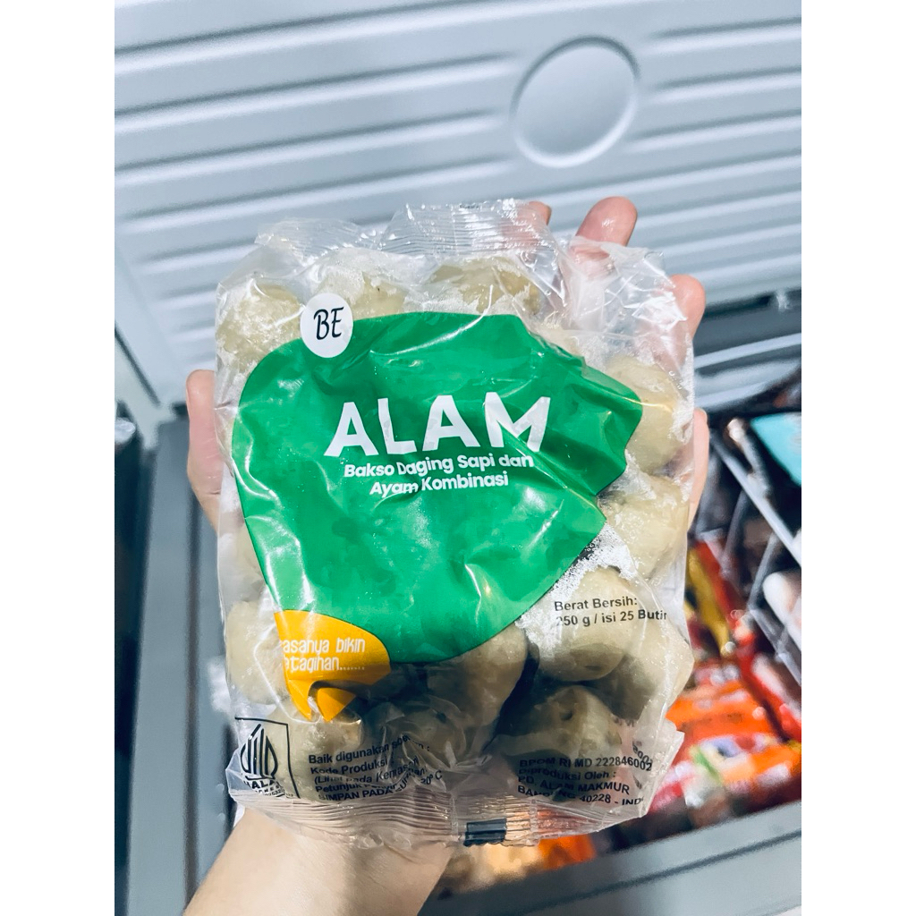 

Baso ALAM BE kecil 250gr isi 25 butir
