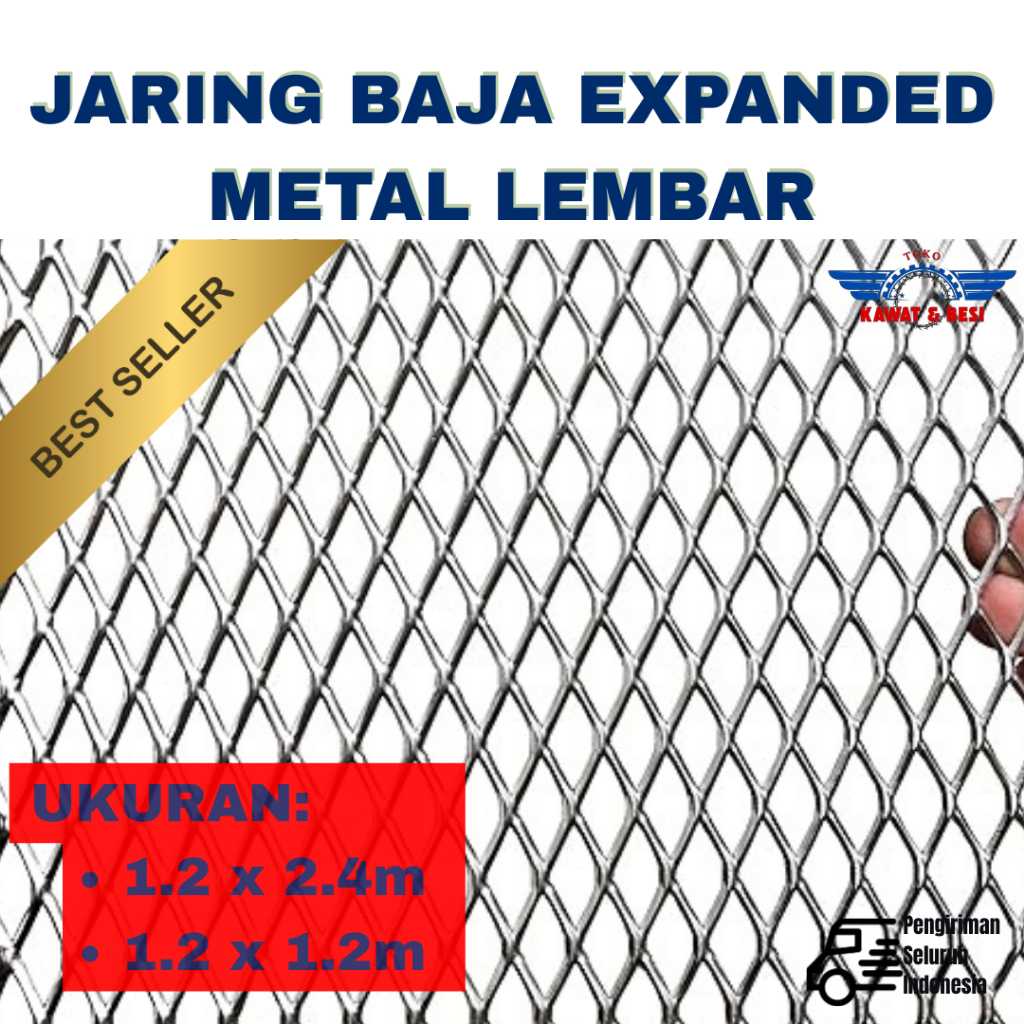 Jaring Baja Expanded Metal Untuk Pagaran & Tangga HARGA PROMO