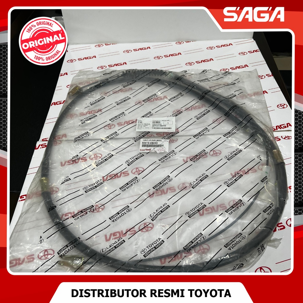 SAGA | Kabel Rem Tangan Depan Kijang Kapsul 7k Original Toyota 46410-0B040