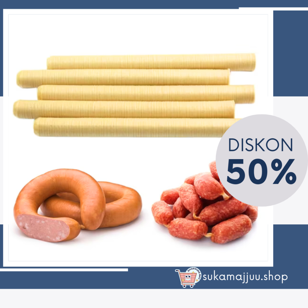 

Casing Sosis Kulit Selongsong Kolagen Selulosa Polyamide – Edible Halal Food Grade Premium