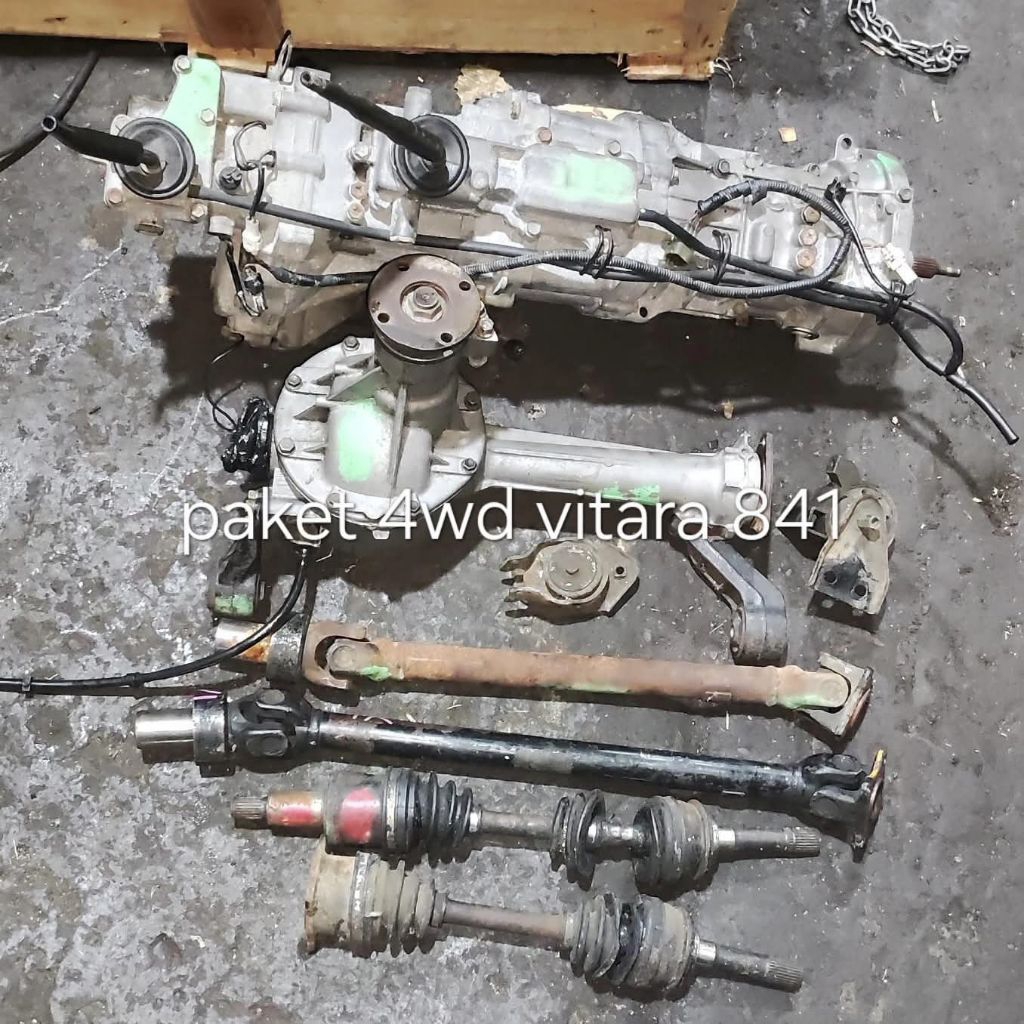 Gardan 4x4 Vitara Escudo Sidekick Komplit Transmisi TC,Gardan Depan,Kopel 2, Final Gear,As Roda Cv J